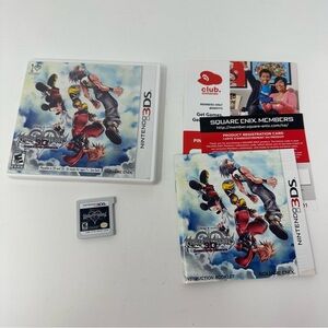 Kingdom Hearts 3D: Dream Drop Distance Nintendo 3DS Complete with Manual Tested